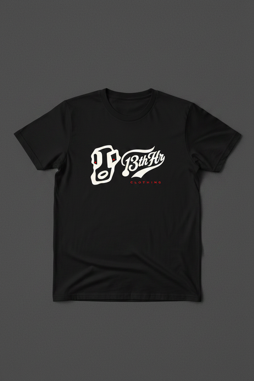13thHr Black T-Shirt
