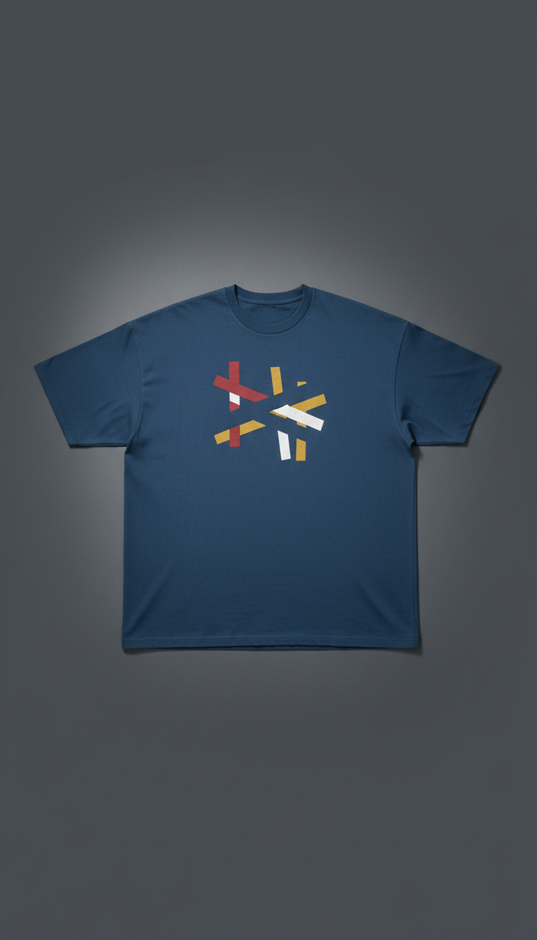 Metro Blue oversized tee